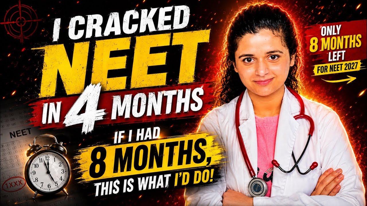 I Cracked NEET in 4 Months &mdash; If I Had 8 Months, This Is EXACTLY What I&rsquo;d Do | MBBS Student Strategy🔥
