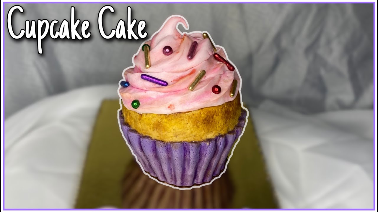 How To Make A Cake That Looks Like A Cupcake - Baby Photoshoot Cake || Hall In This Together 💜