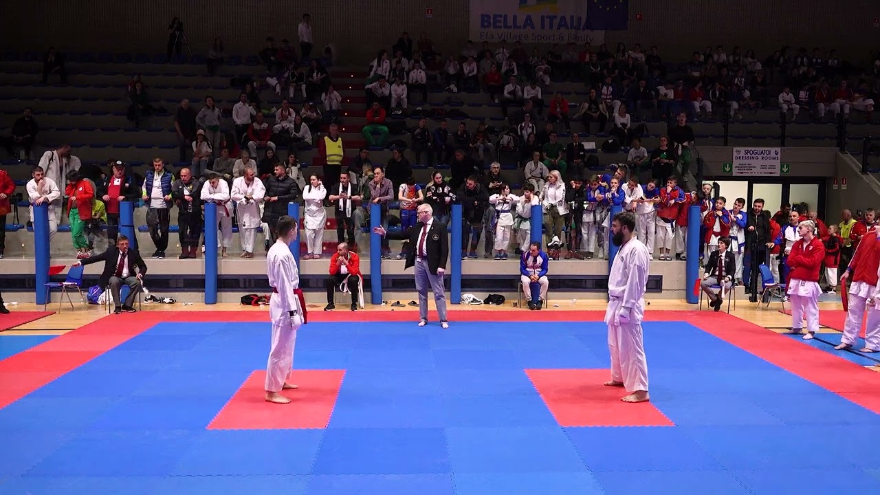 Kumite Romania - Bulgaria at shotokan karate european championship #SKDUN 2023 #SK34