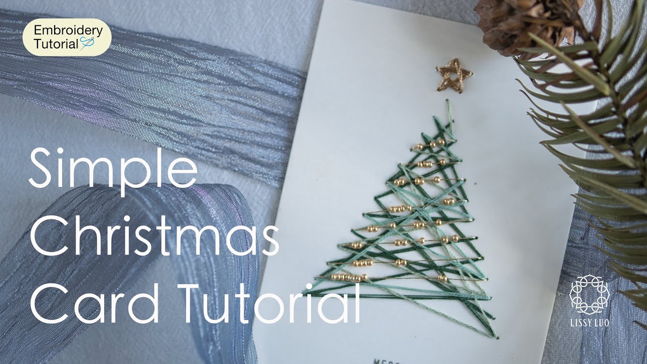 DIY christmas Card: Quick and Easy for Beginners