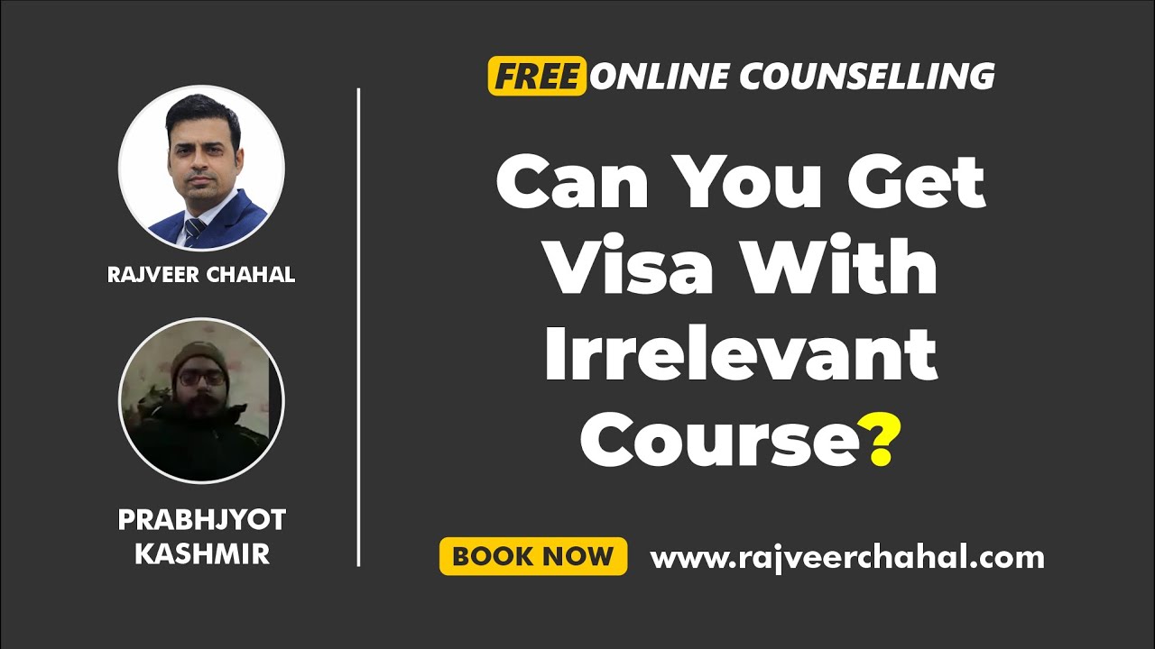 Can You Get Visa With Irrelevant Course | Canada Study Visa 2024 | Rajveer Chahal