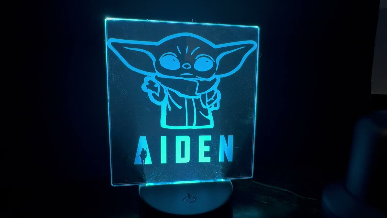 Etching on Clear Acrylic - Atomstack A5 M50 Pro (5.5-watt Diode Laser)