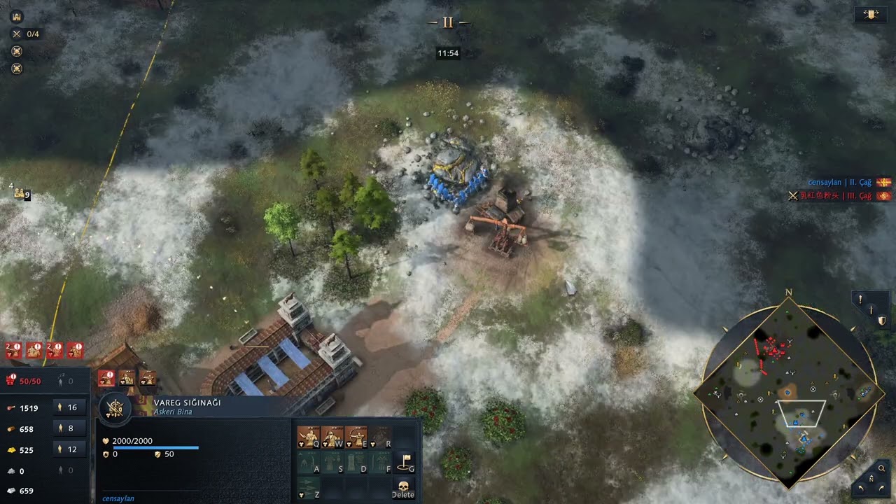 S12E046 Gold 1v1 Sıralı Oyun #aoe4 - MAKEDON vs Çin - Çinlilere çin işkencesi nasıl çinçinlenir.