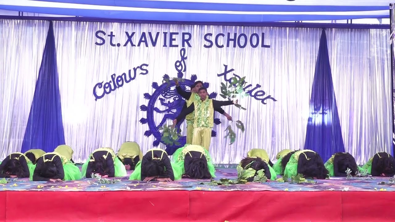 Green Harmony: Class 7 Students Bring Nature to Life #school #event #annualfunction #dance #yt 