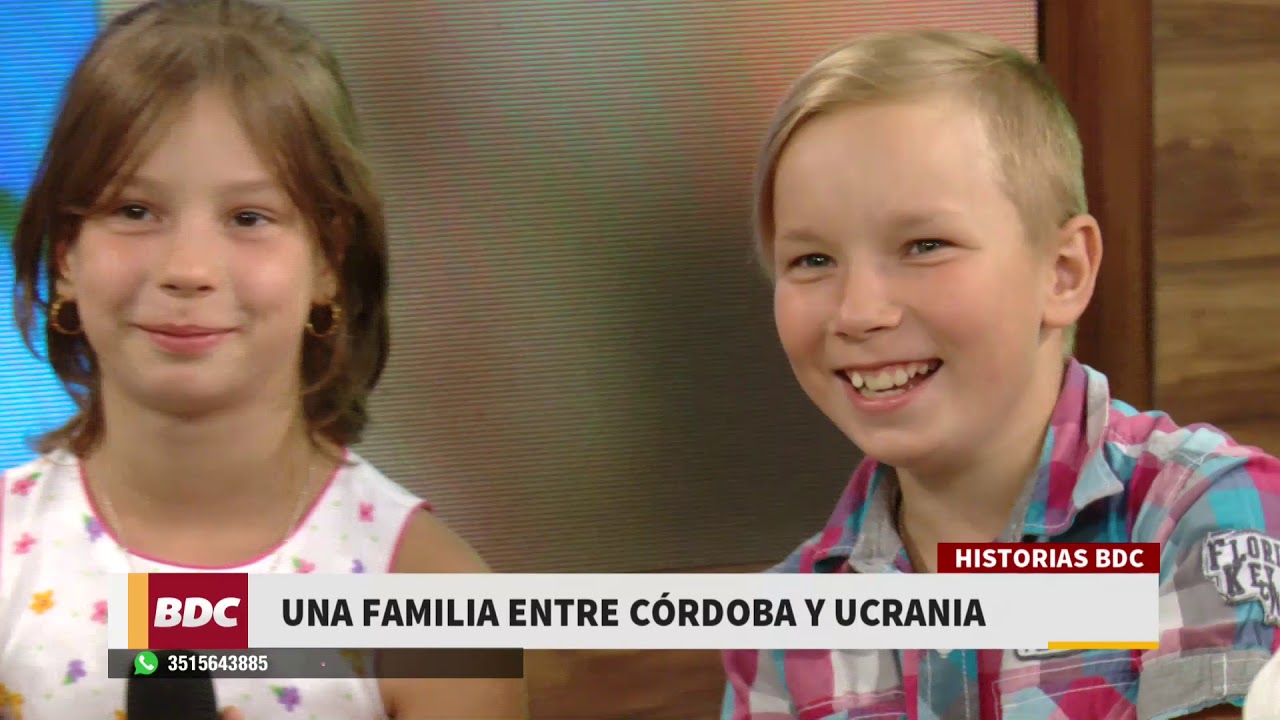 LA FAMILIA CORDOBESA QUE ADOPTÓ EN UCRANIA A TRES HERMANITOS . BIEN DE CÓRDOBA CON HERNAN RONCO