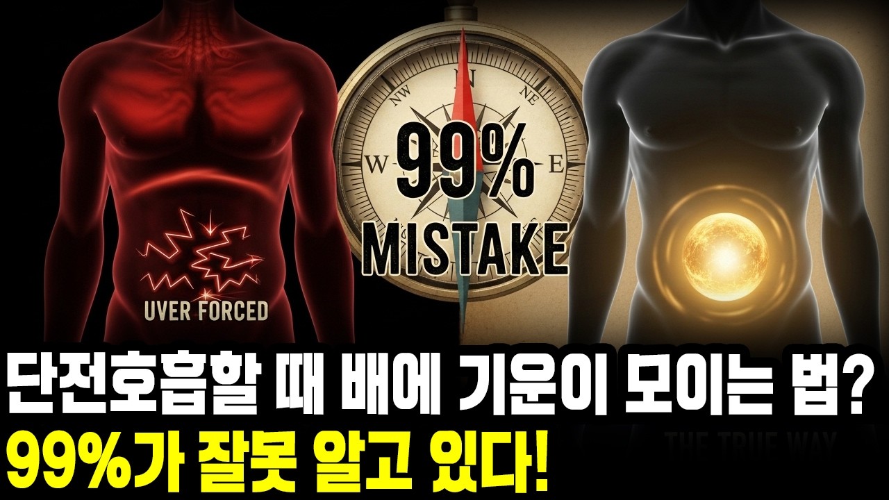 99%가 틀렸다｜단전 호흡의 핵심은 따로 있다ㅣ단전호흡ㅣ숨의 예술