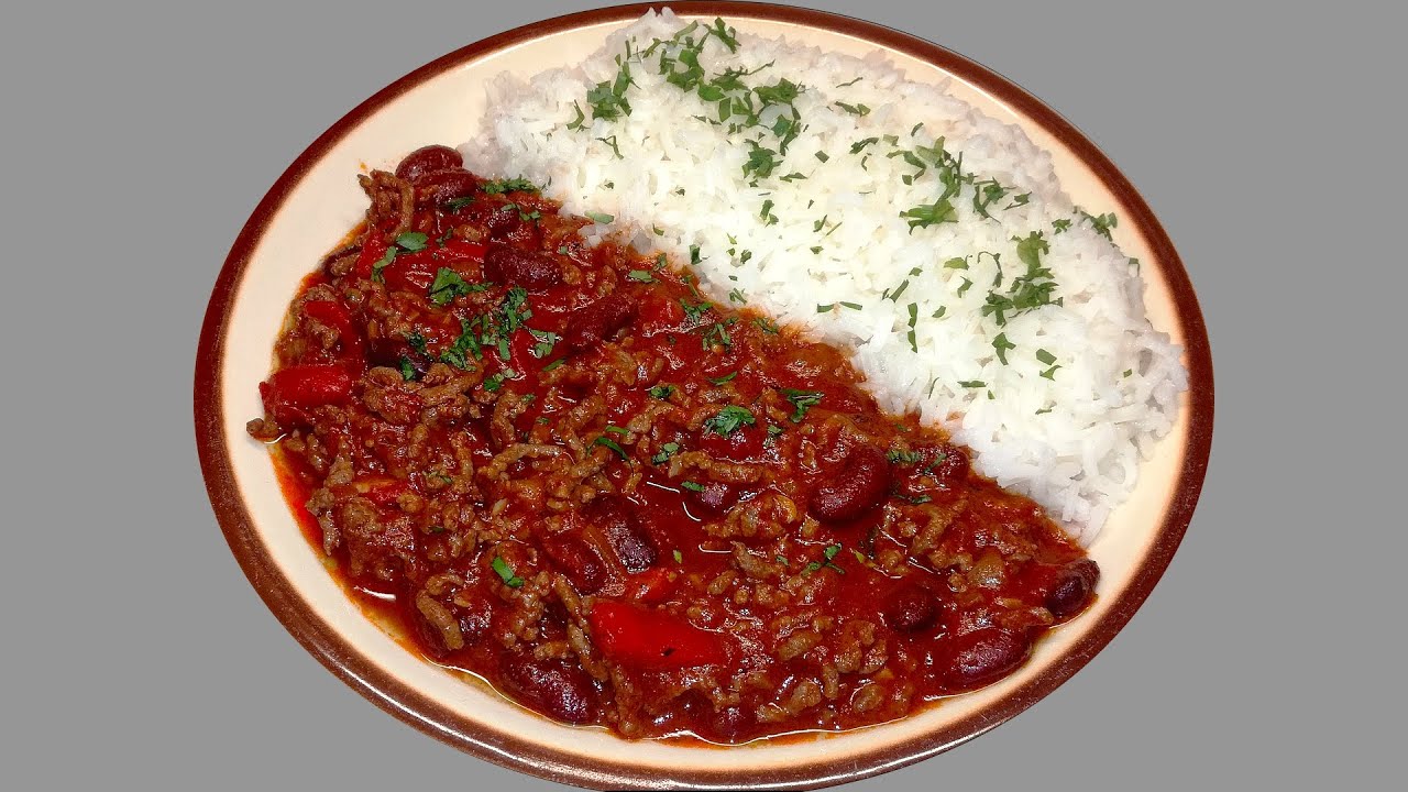 Chilli con carne s rýží recept