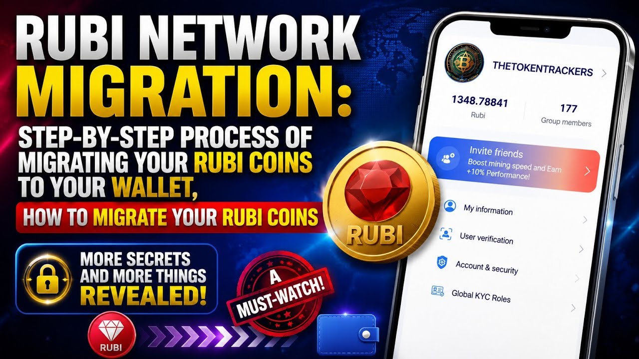 RUBI NETWORK MIGRATION: STEP-BY-STEP GUIDE TO MIGRATING UR RUBI COINS TO YOUR WALLET | MINE VERYCHAT