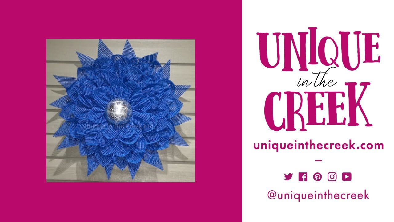 DIY Shelf Liner Flower Wreath on UITC Large Board