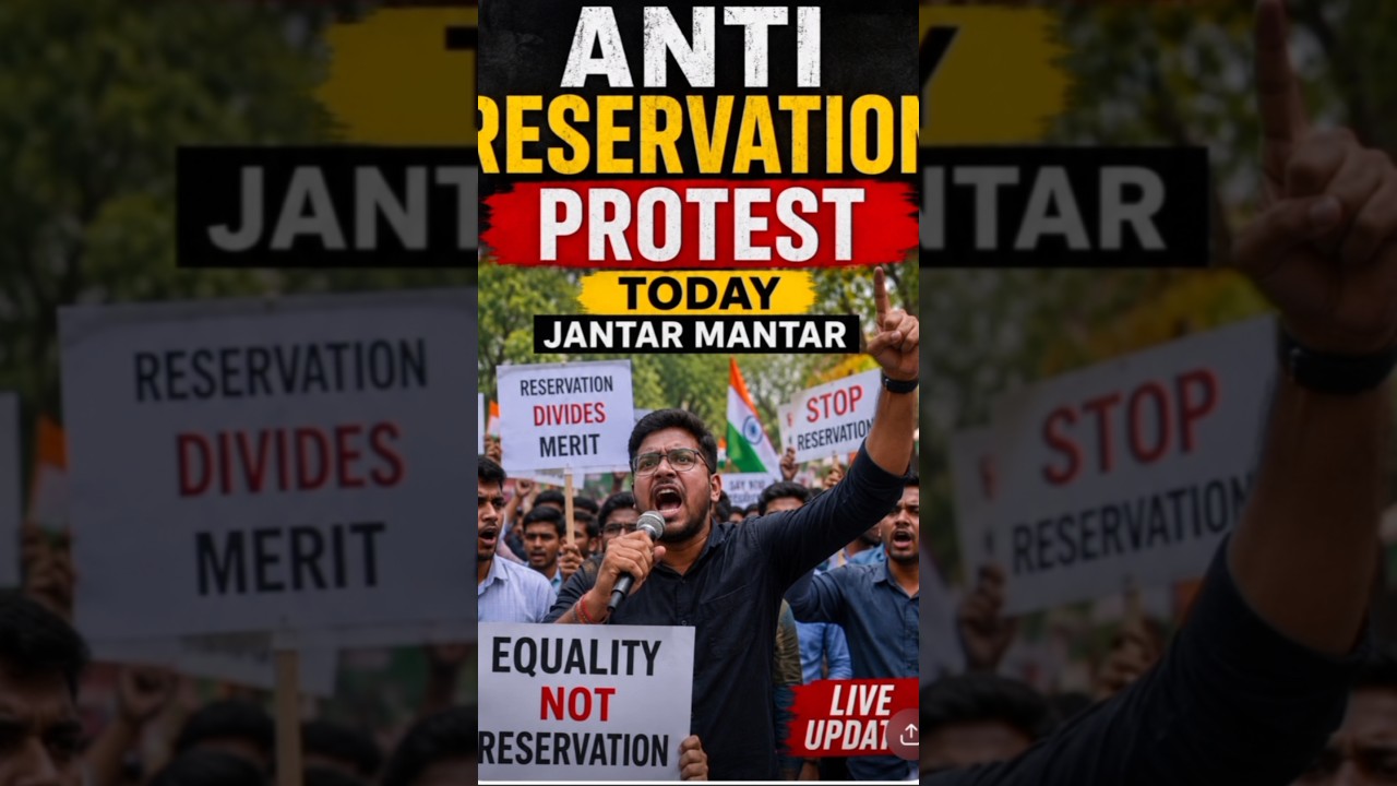 Anti Reservation Campaign Today #agitation #antireservation #andolon
