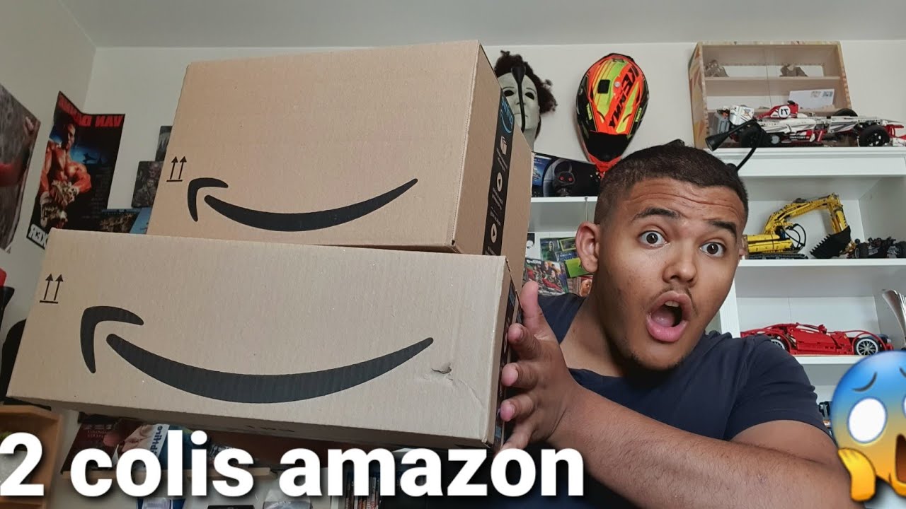 déballage colis amazon pour ma 1ère vitrine.