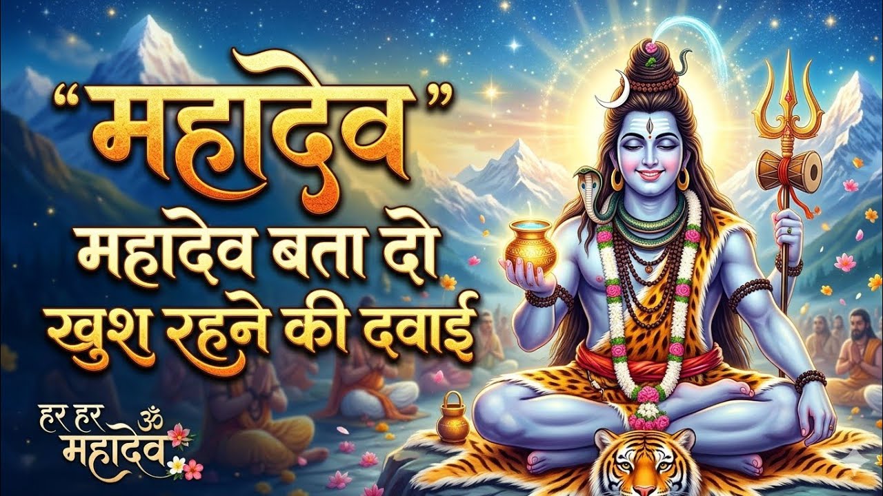Mahadev Bata Do Khush Rahne Ki Davai | Heart Touching Shiv Bhajan | Har Har Mahadev 🔱