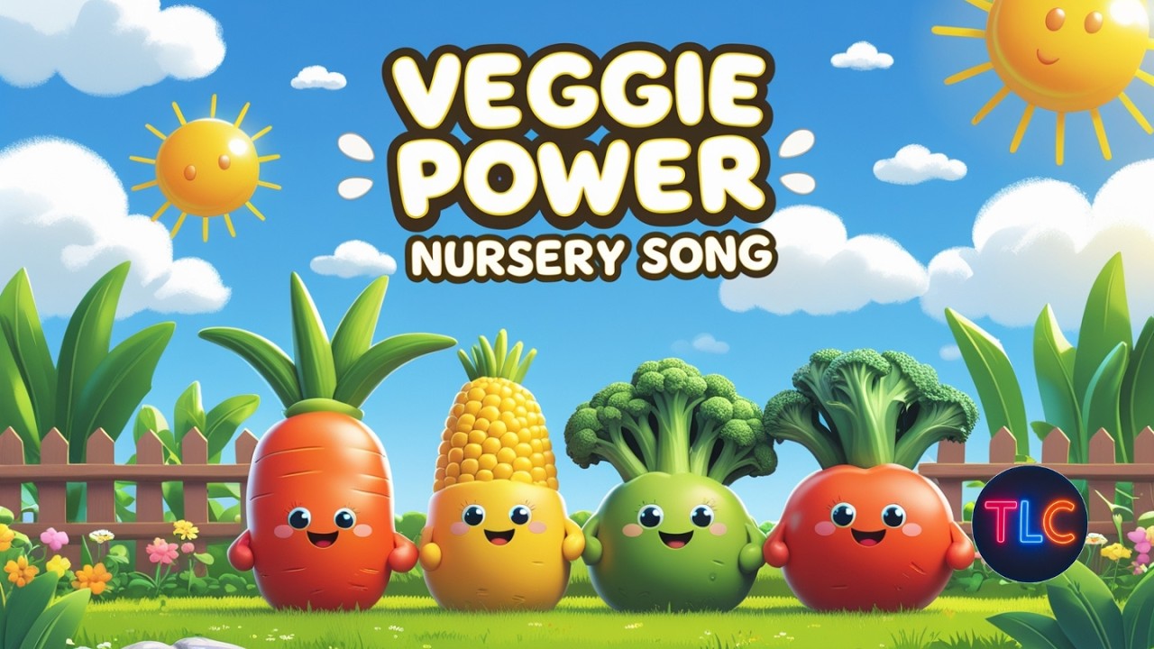 Veggie Power Nursery Song 🥕 | Learn Vegetables & Healthy Eating for Kids | The Learner Club