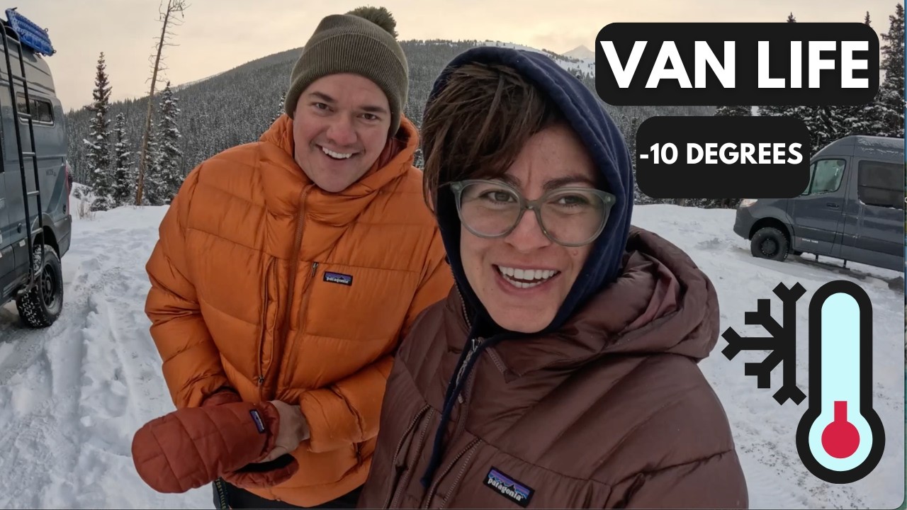 Van Life Surviving -10 Degrees