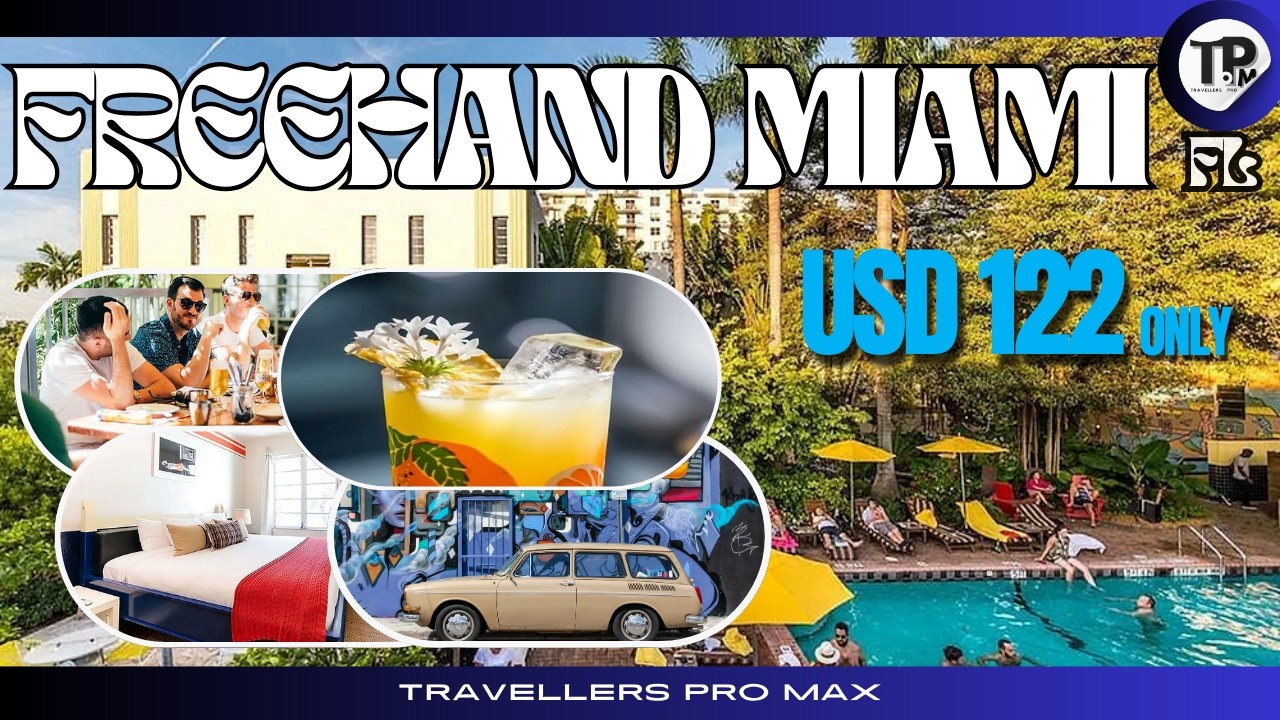 🌴 Experience the Vibrant Freehand Miami Hostel | South Beach, Miami 🌴 #miami #florida
