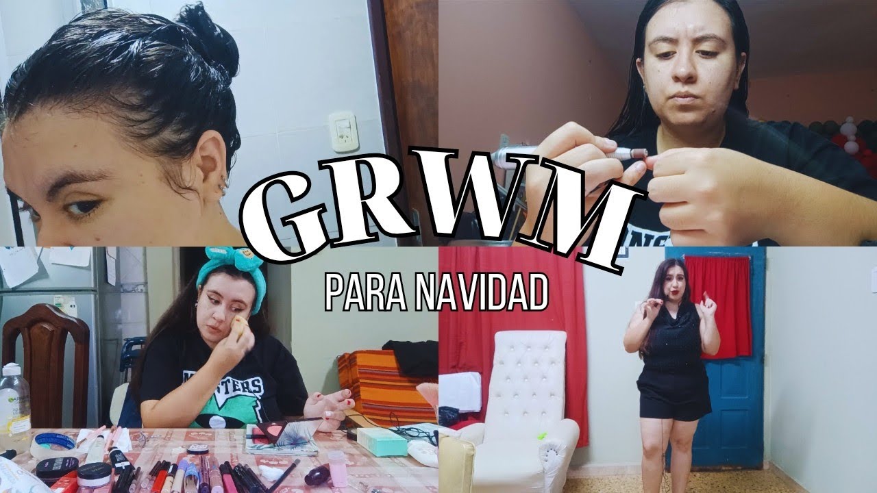 GRWM para Navidad 🎅🏼🎄 | Prepárate conmigo