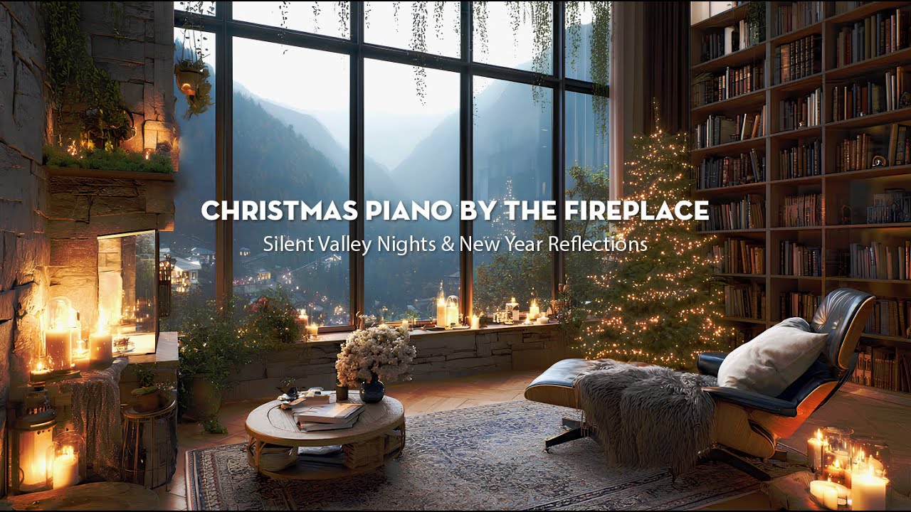 Christmas Piano by the Fireplace | Silent Valley Nights & New Year Reflections