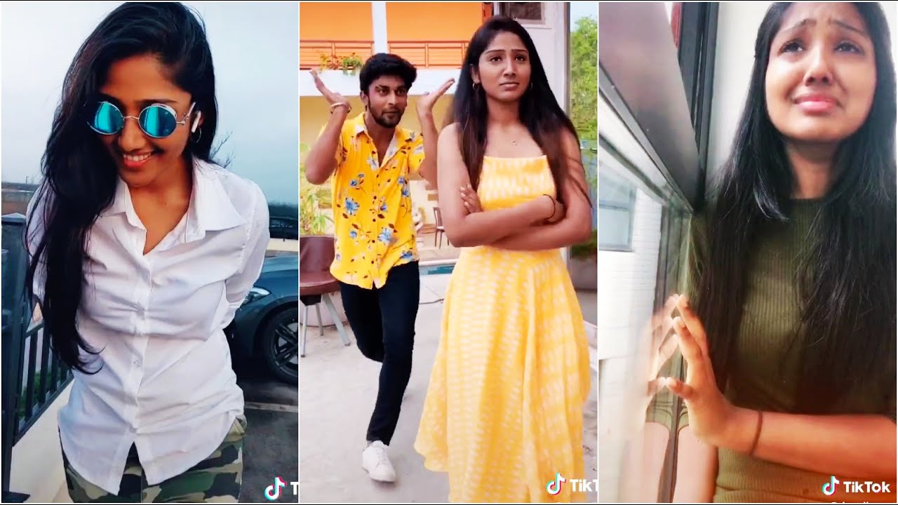 👸 Deepika V 😍 (TikTok ID : deepika_v_) _ 💞  Tamil Beautiful Cute Girl Trending Tik Tok Videos 😘