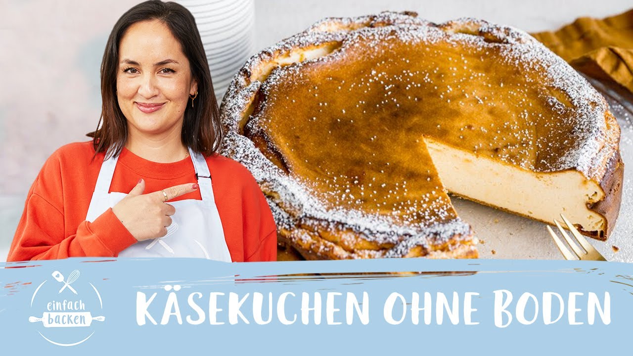 Käsekuchen ohne Boden 🥮 – fluffig und leicht 😋 mit Quark & Pudding I Einfach Backen