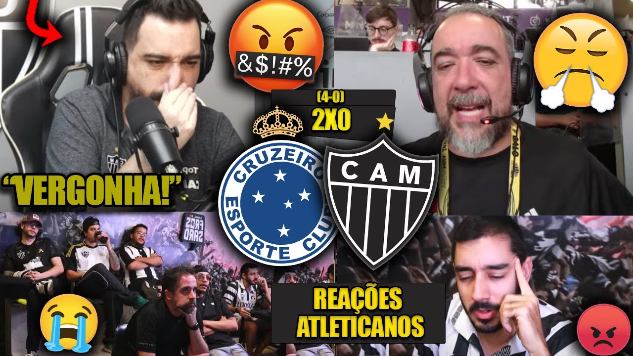 REAÇÕES dos ATLETICANOS - CRUZEIRO 2X0 ATLÉTICO-MG - COPA DO BRASIL 2025 - VAMOS RIR DO GALO!
