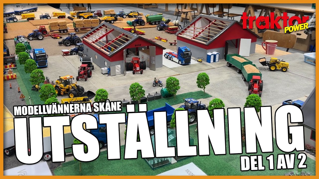 MÄKTIGA MASKINER I MINIFORMAT - Modellvännernas utställning del 1 av 2