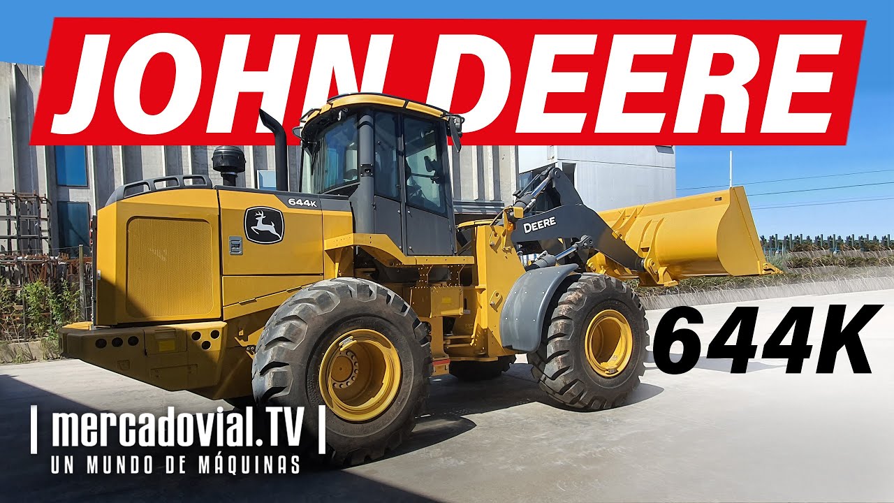 NUEVOS Cargadores Frontales sobre Ruedas John Deere 644K - Diesel Lange - Mercado Vial TV