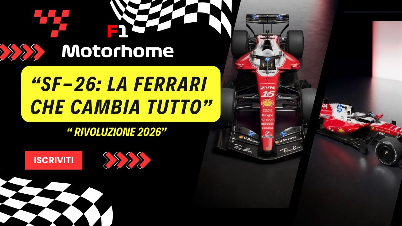Ferrari SF-26: la nuova Formula 1 di Hamilton e Leclerc spiegata davvero | Rivoluzione 2026