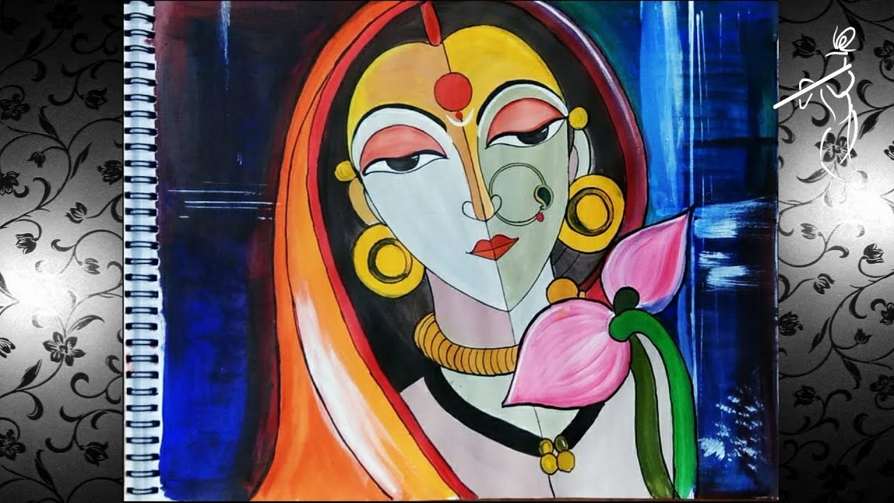 Culture Women Art Modern Painting | Abstract portrait art | abstract face painting | women portrait