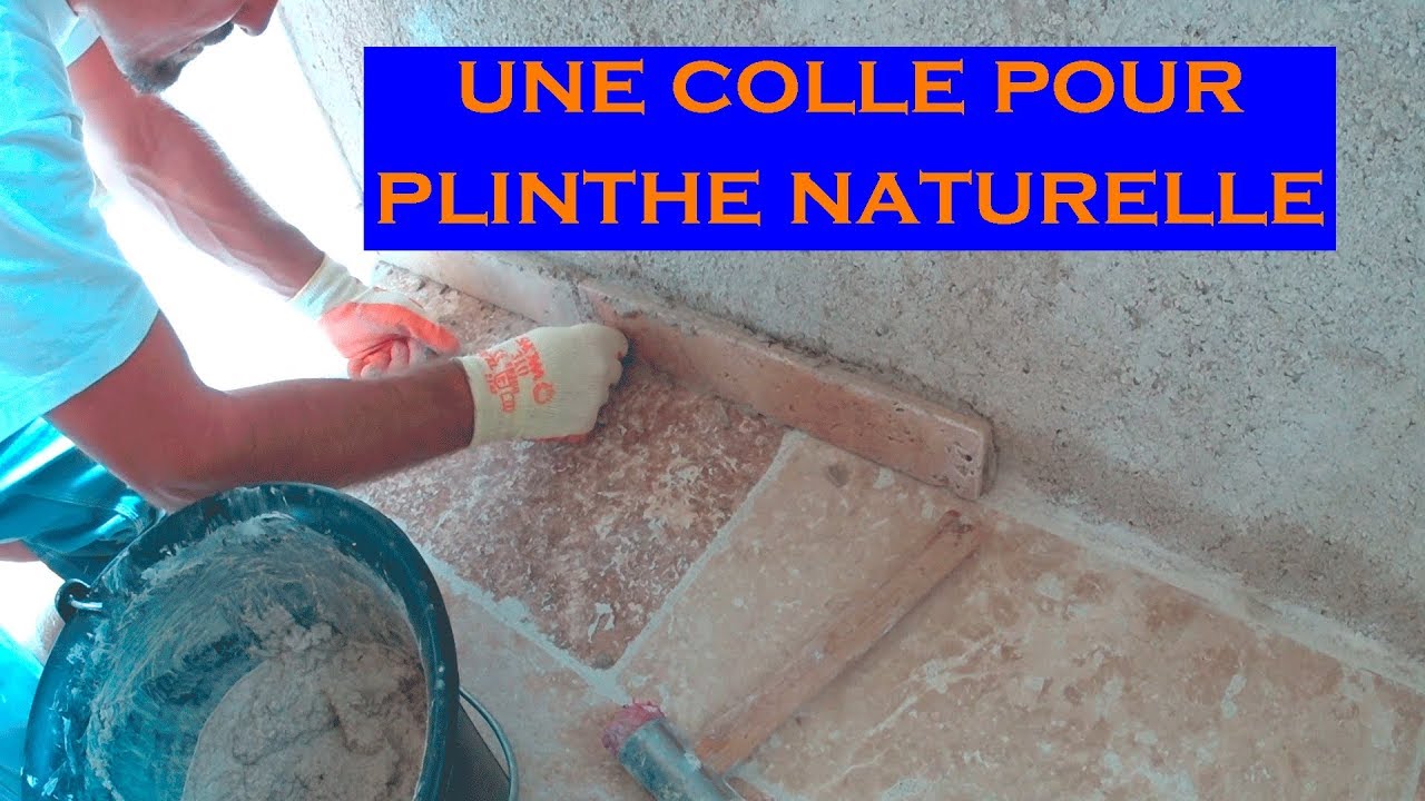 RENOVATION! Colle pour plinthes (travertin) simple et efficace