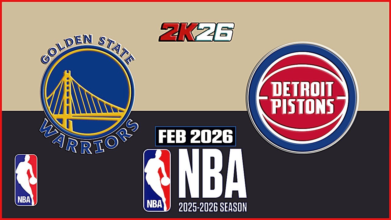 WARRIORS  vs  PISTONS  | NBA 4TH QUARTER Highlights | pistons vs warriors | NBA 2K26 |
