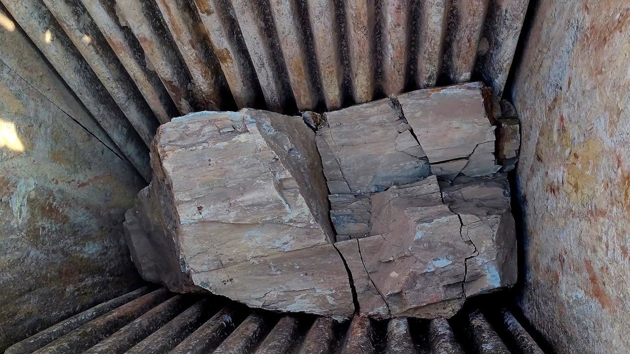 ASMR Giant Rock Crushing | Satisfying Stone Crushing Process | Rock Crusher | Jaw Crusher in Action