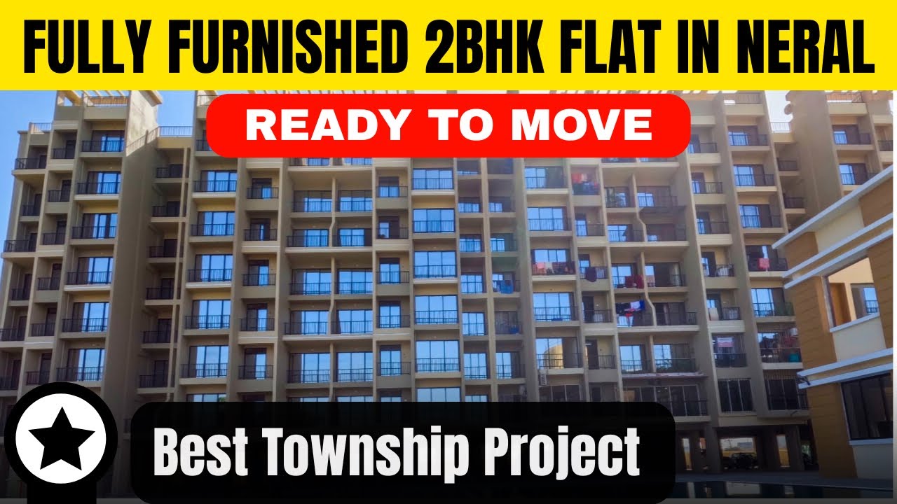 Fully Furnished 2BHK in Neral 🏡 | Best Society | Ready to Move In #smilerealty