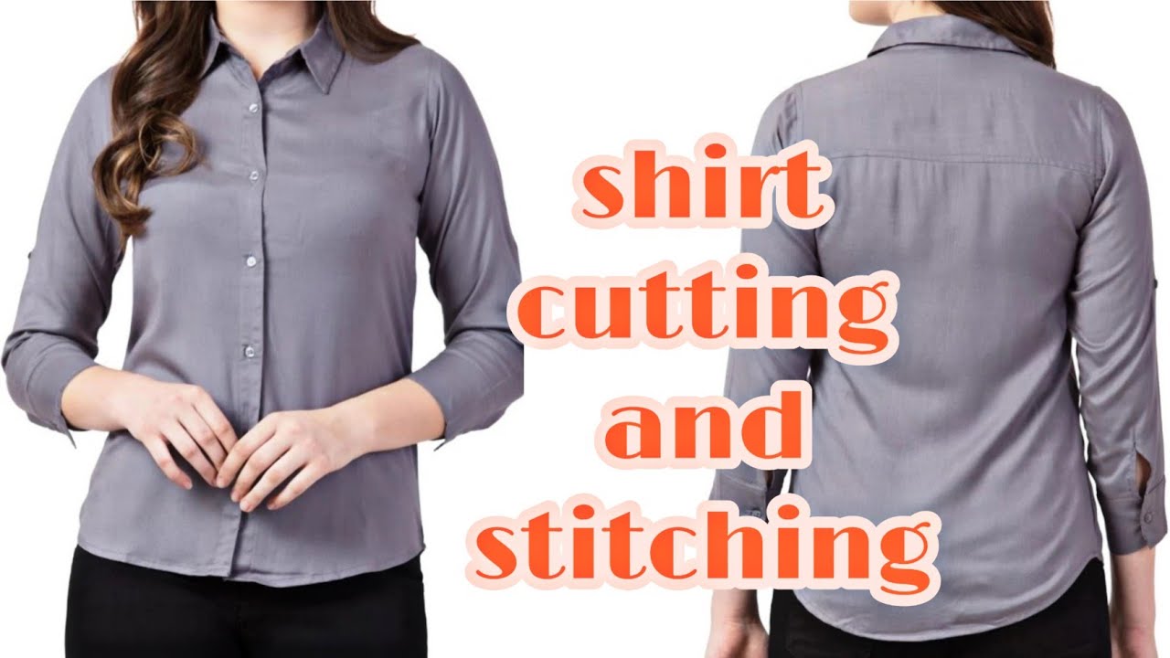 Ladies Shirt बनाना सीखें आसनी से/ Girls Shirt Cutting And Stitching