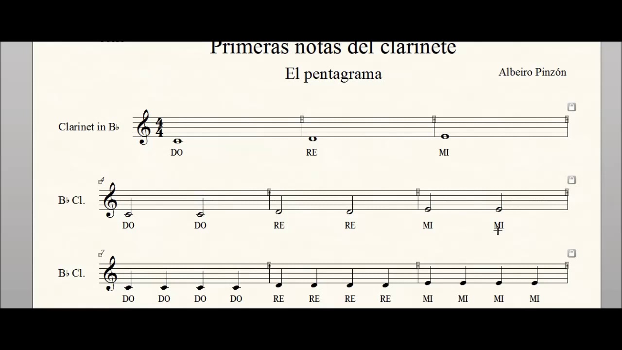Clarinete Iniciación 1