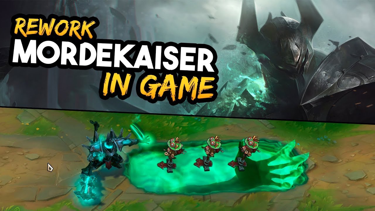 Rework Mordekaiser In Game - Animaciones y Habilidades | Noticias LOL