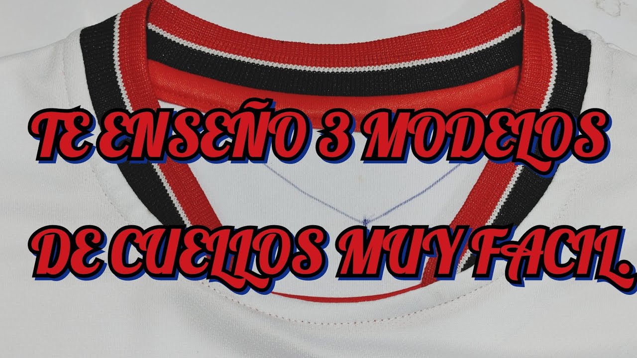 3 modelos de cuellos para camisetas deportivas
