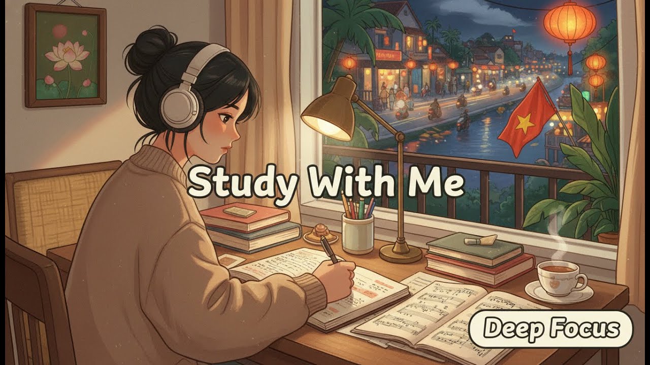 1 HOUR Study With Me at HIDDEN 24 ☕ | Intimate Piano for Deep Focus