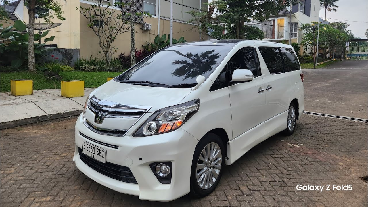 Si Ganteng, Alphard SCBU 2012 Model Terganteng Istimewa Original Cat