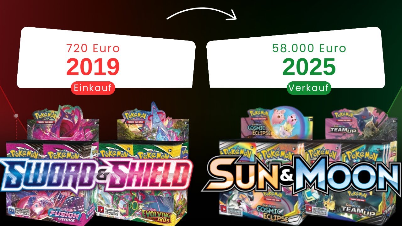 Pokemon Investment - Das glaubt doch KEIN Mensch! In 6 Jahren aus 720 Euro 58 000 Euro gemacht!