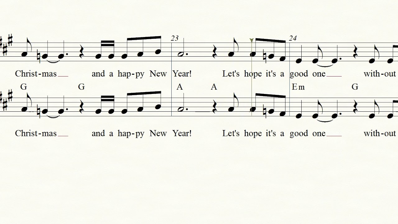 Happy Christmas War Is Over HARMONY