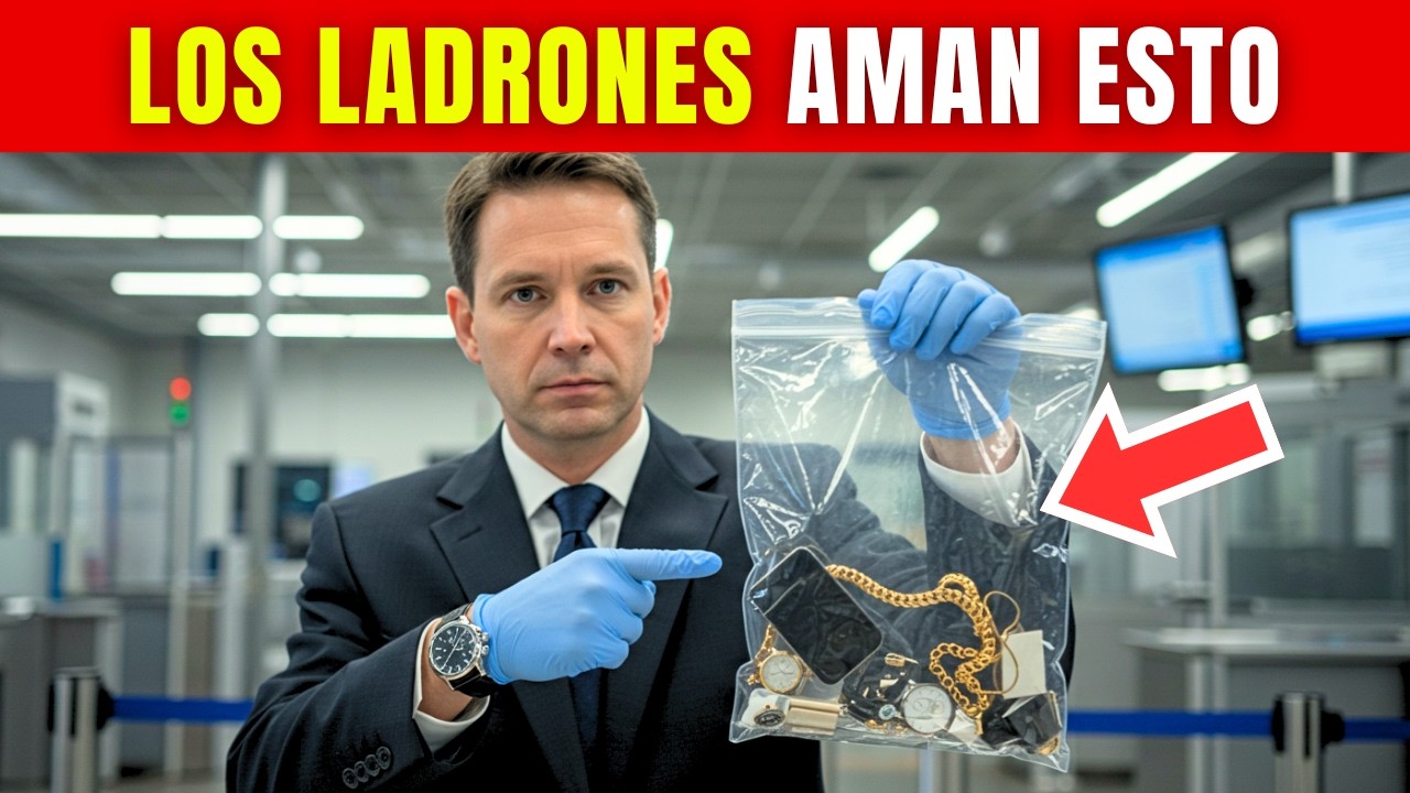 Cómo los ladrones de aeropuertos eligen a sus víctimas (¡Evita estos errores!) 🚨