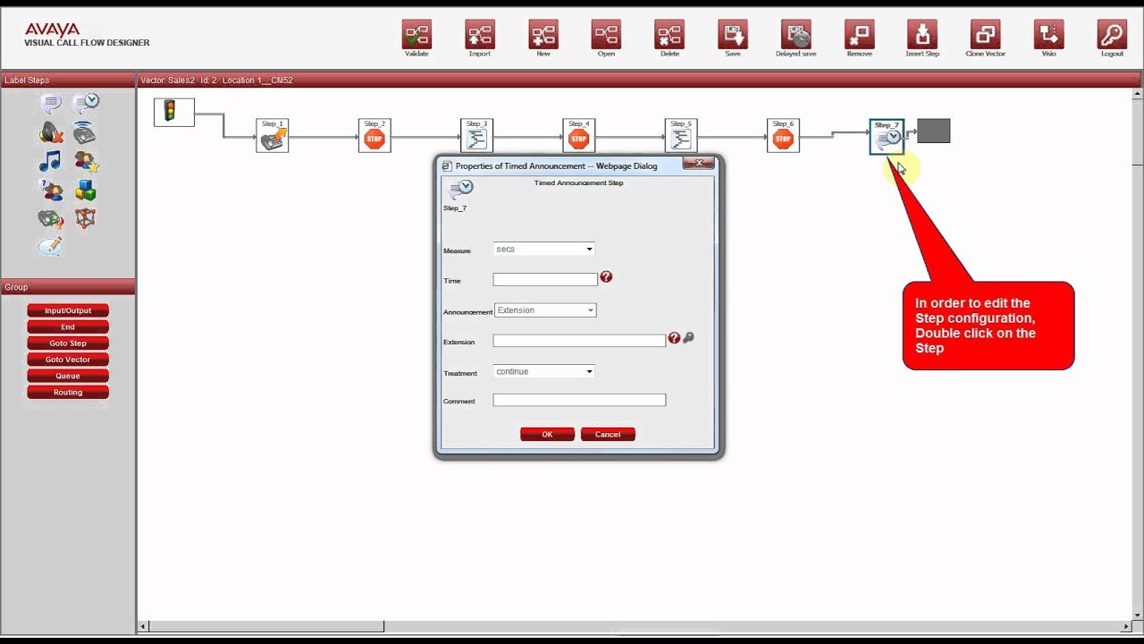 ACCCM Visual Call Flow Designer