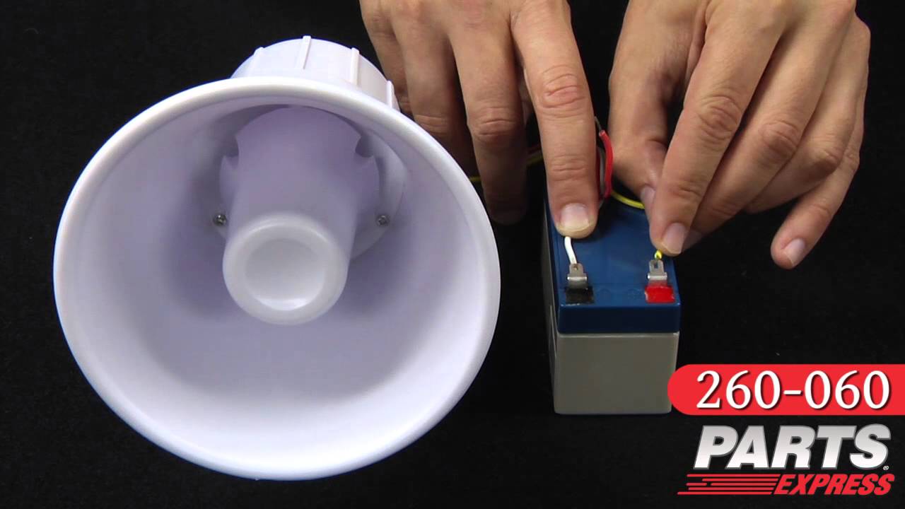 Parts Express 115 dB Alarm Siren Sound Demonstration