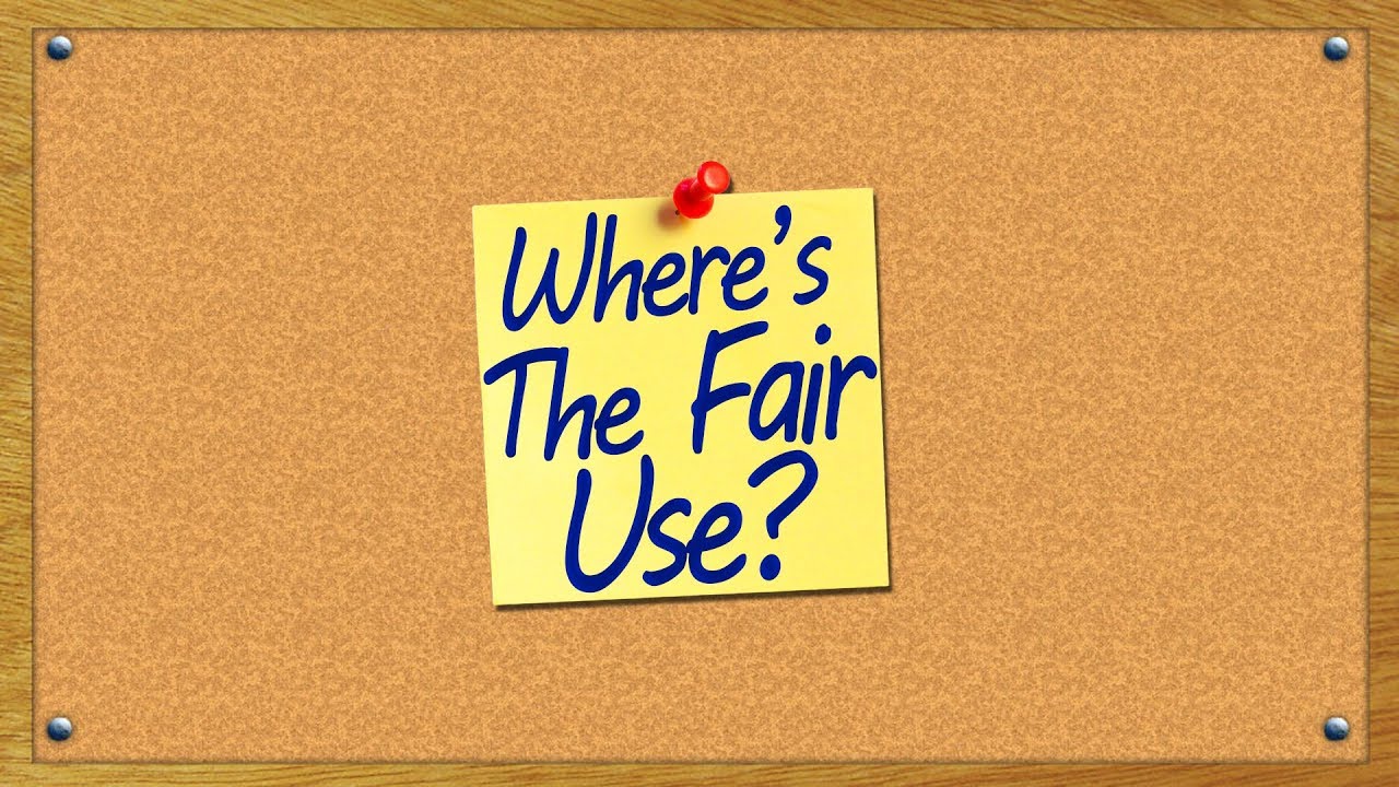 Where's The Fair Use?