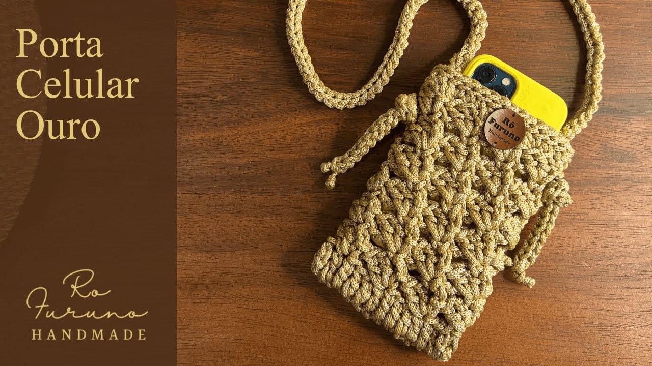 Porta Celular Ouro - Porta Celular Fácil e Rápido