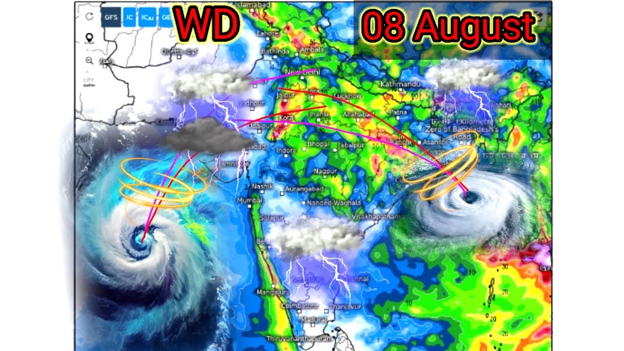 All India Weather Forecast Next 15 Days Monsoon Weather System Track Direction Update ⚠️