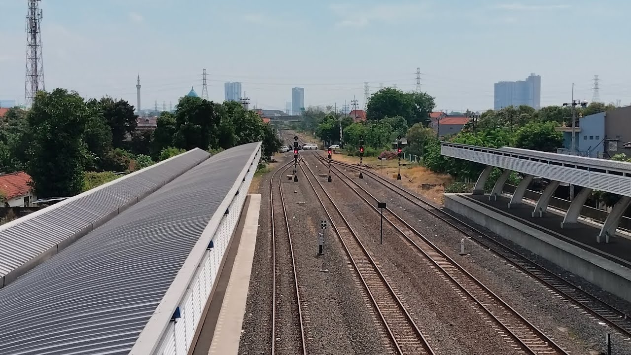 Vidio Vlog Perjalanan kereta api dari Stasiun Sepanjang-Stasiun Surabaya Kota Part 02 
