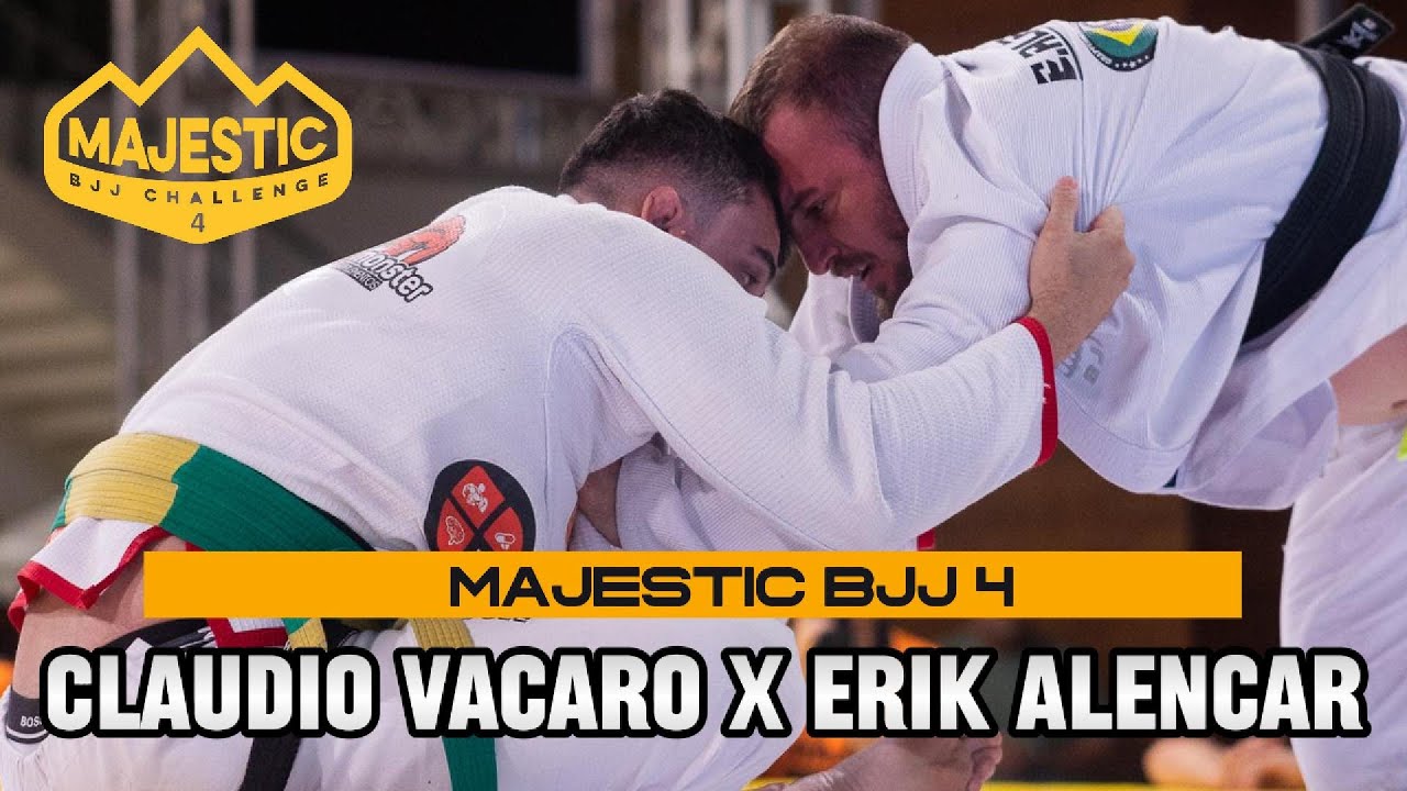 MAJESTIC BJJ 4: CLAUDIO VACARO X ERIK ALENCAR (LUTA COMPLETA)