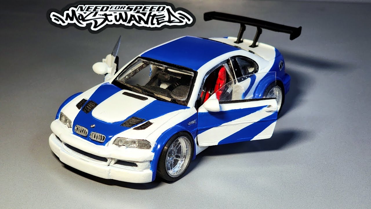 I made the BMW M3 GTR from NFS MW | from PVC