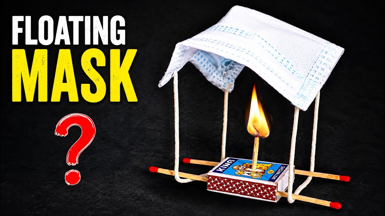 Floating mask | Science Project | Science Experiment|